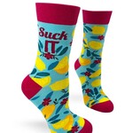 Fabdaz "Suck It" Women's Novelty Crew Socks