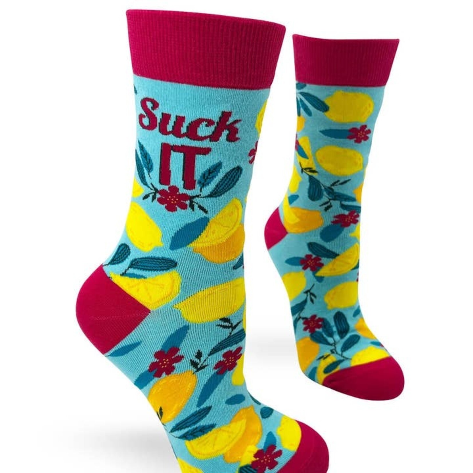 Fabdaz Fabdaz- "Suck It" Women's Novelty Crew Socks