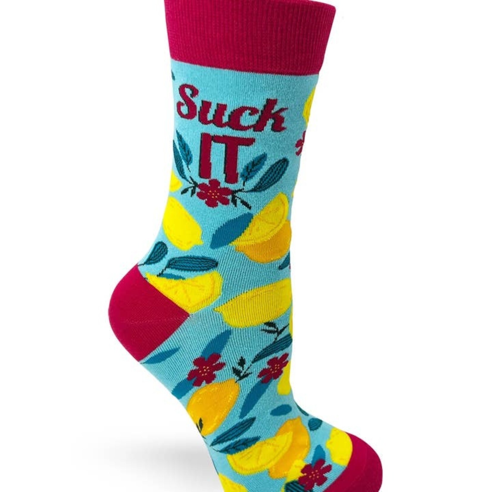 Fabdaz Fabdaz- "Suck It" Women's Novelty Crew Socks