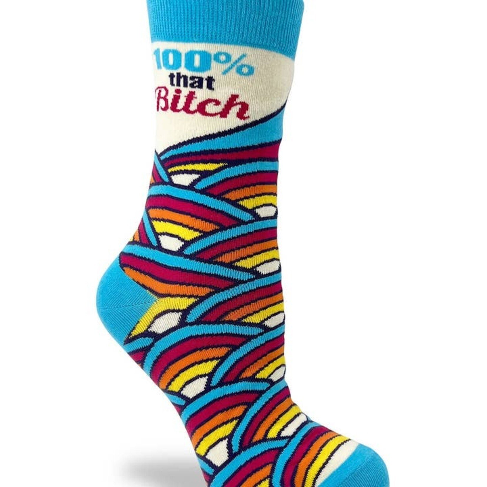 Fabdaz 100% That Bitch Ladies' Novelty Crew Socks