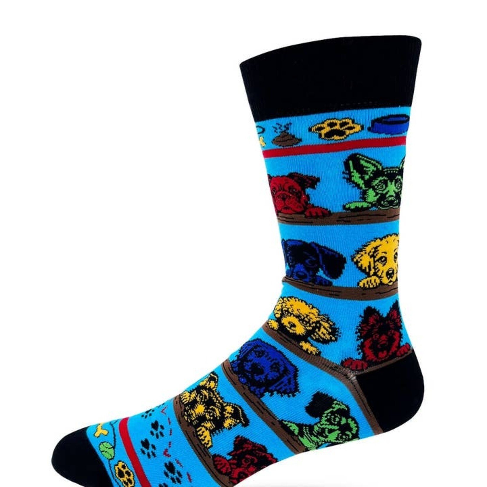 Fabdaz Fabdaz- Every Move You Make, Every Bite You Take I'll Be Watching You Men's Novelty Crew Socks
