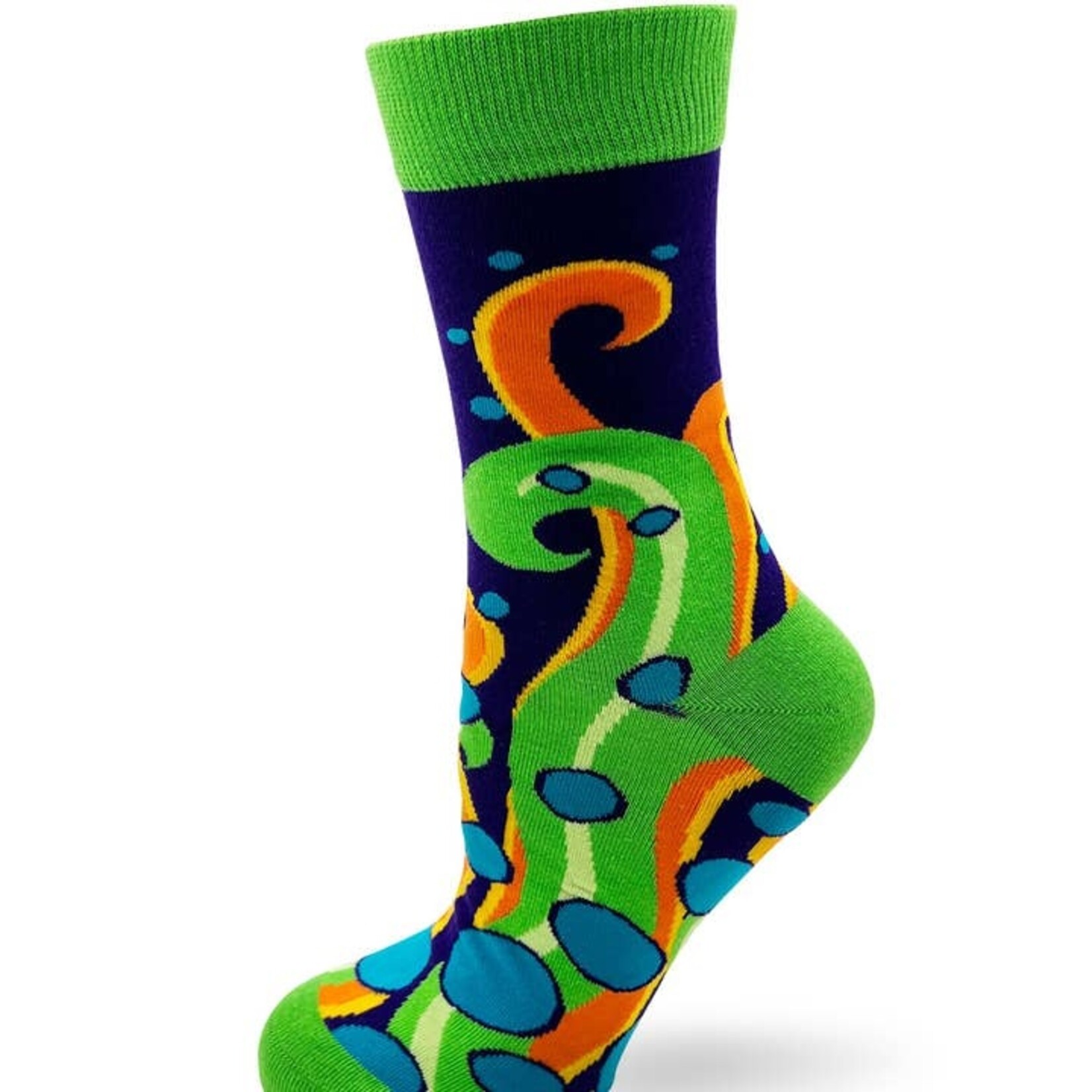 Fabdaz Fabdaz-Let That Shit Go Funny Ladies' Novelty Crew Socks