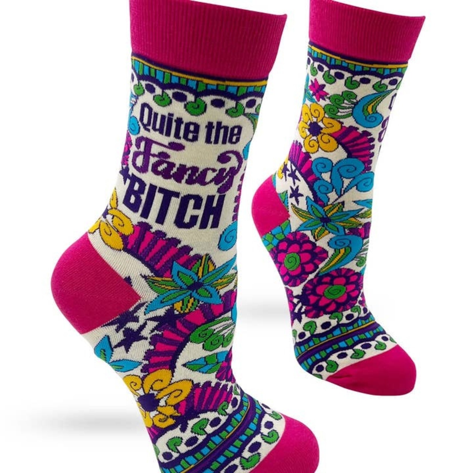 Fabdaz Fabdaz- Quite the Fancy Bitch Ladies' Novelty Crew Socks