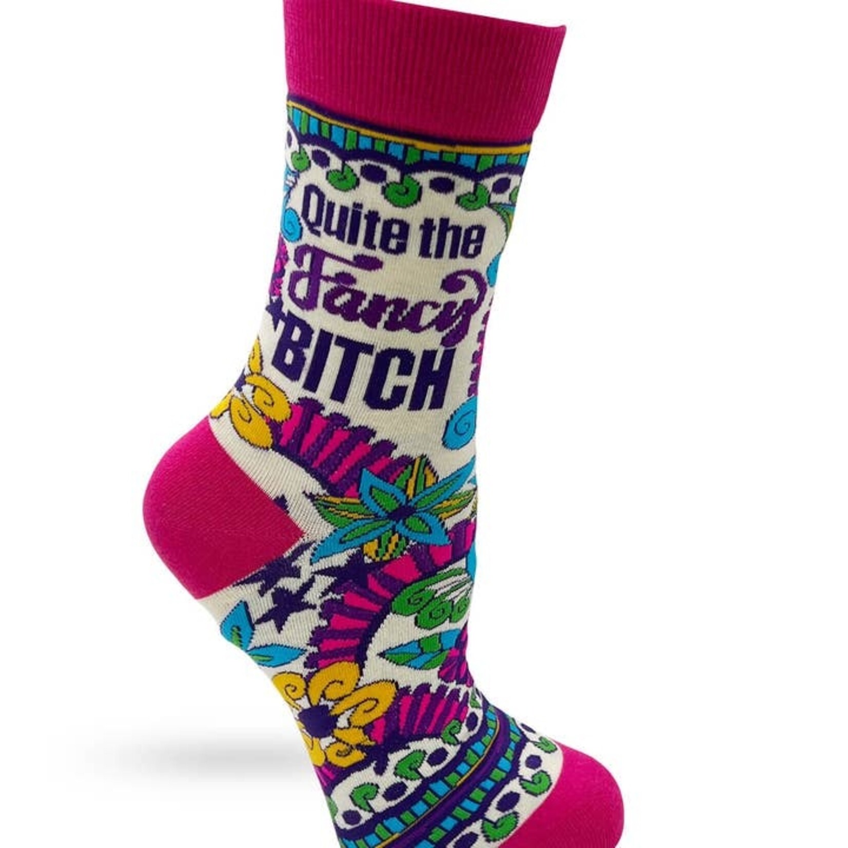 Fabdaz Fabdaz- Quite the Fancy Bitch Ladies' Novelty Crew Socks