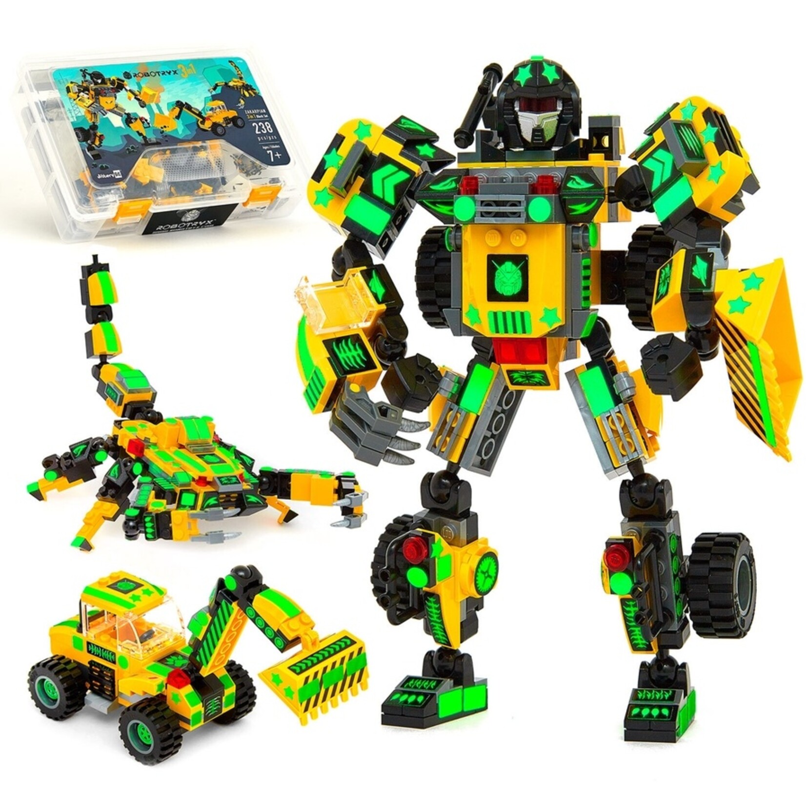 Jittery Git Jittery Git- Build Your Robot Kit (238 Pc) Robotryx Zakarpian