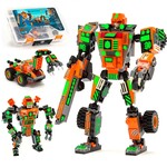 Jittery Git 3-in-1 Toy Building Set (221 Pc) Robotryx Tangryp