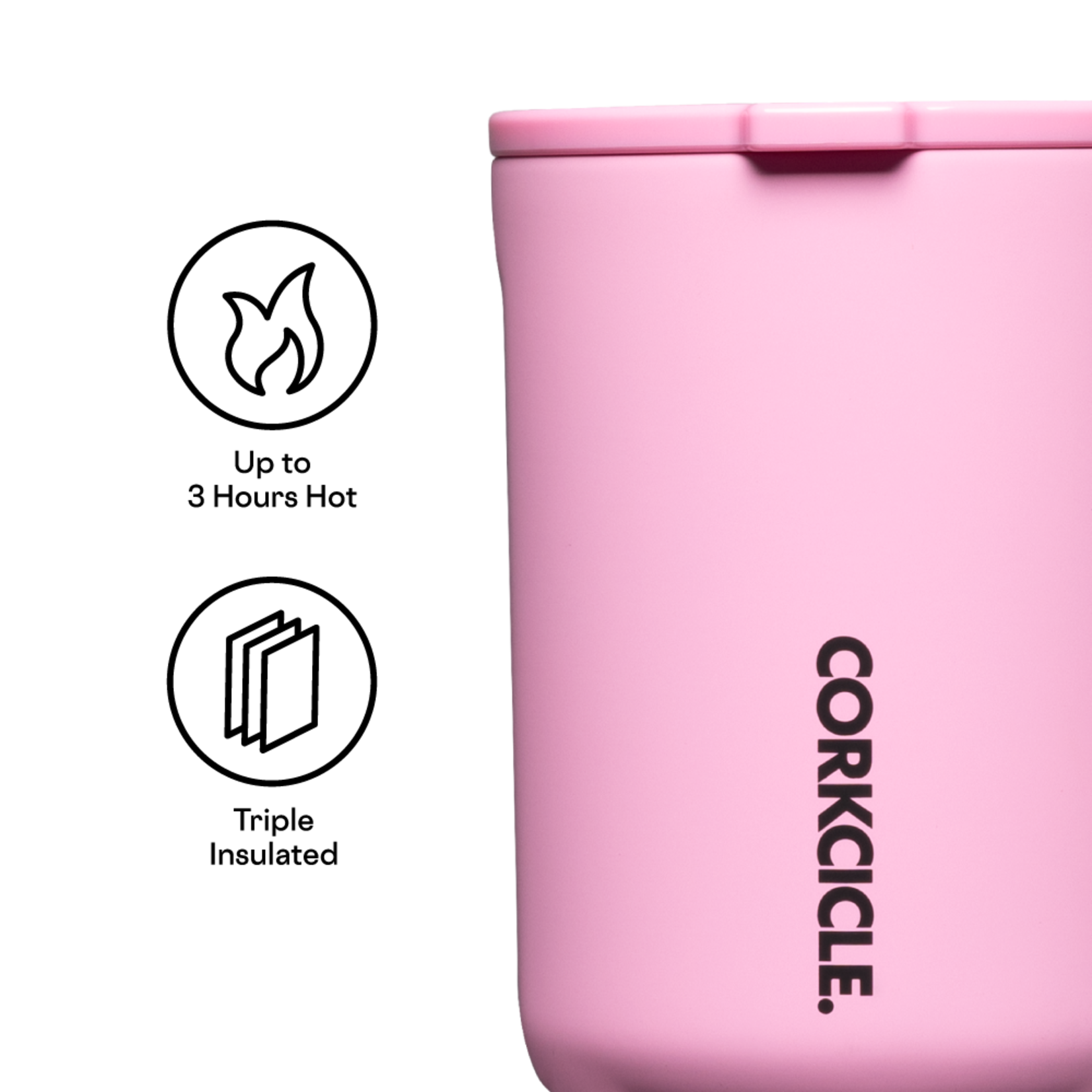 Corkcicle Corkcicle 16oz Mug | Sun Soaked Pink