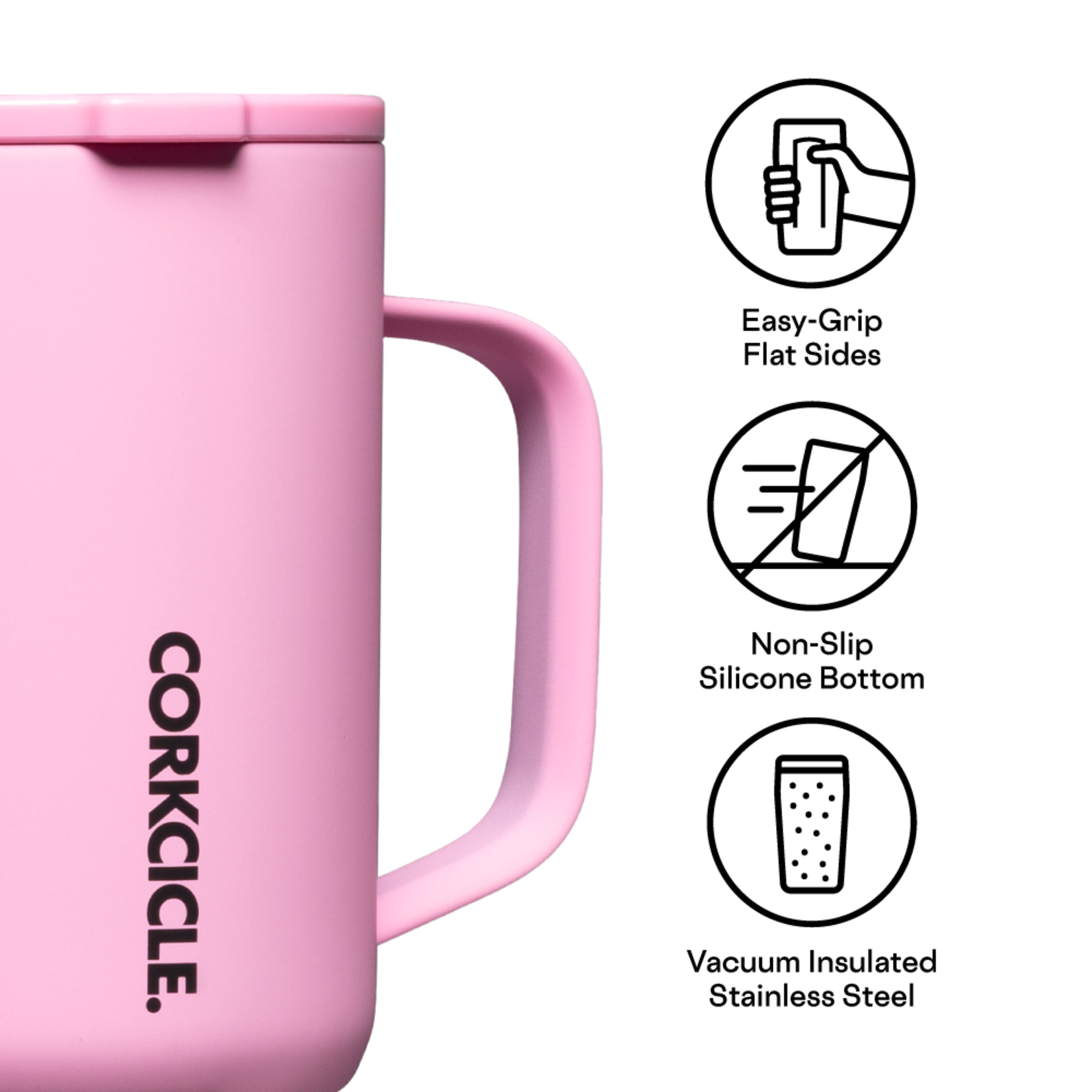Corkcicle Corkcicle 16oz Mug | Sun Soaked Pink