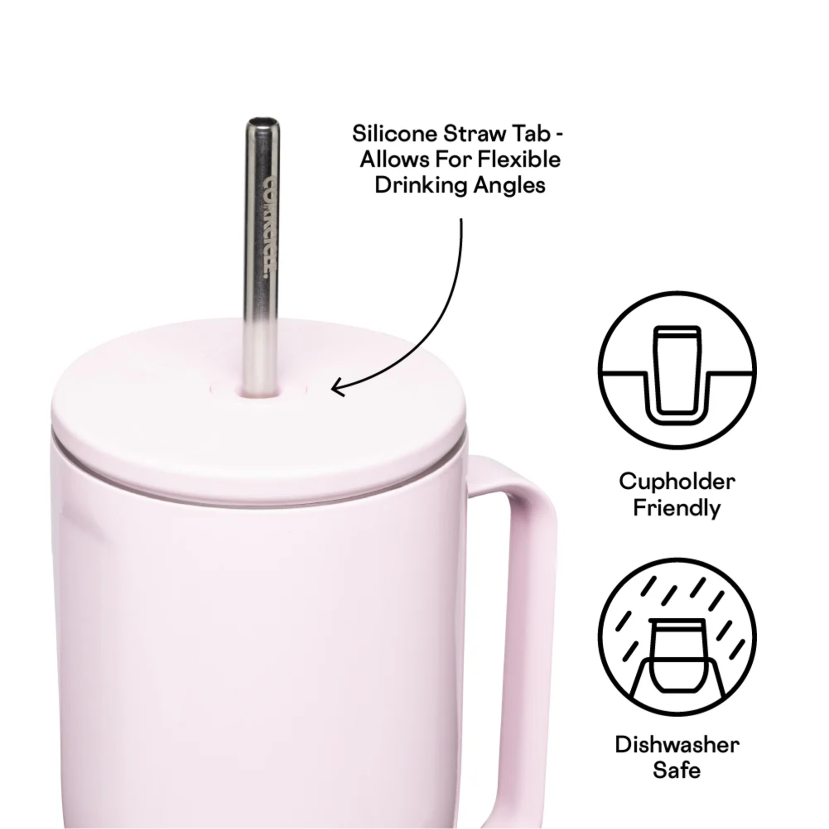 Corkcicle Corkcicle 30oz Cold Cup XL | Powder Puff