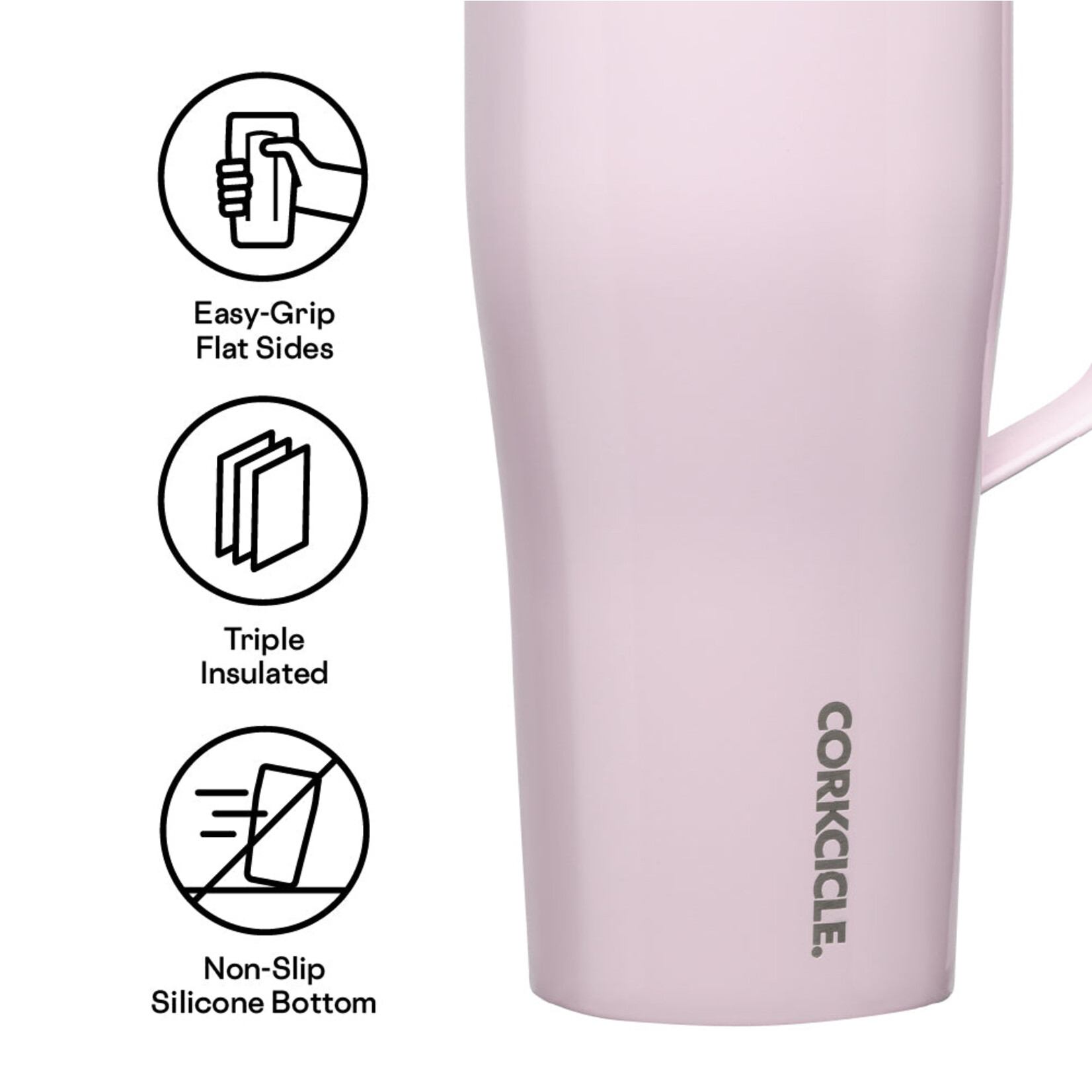 Corkcicle Corkcicle 30oz Cold Cup XL | Powder Puff