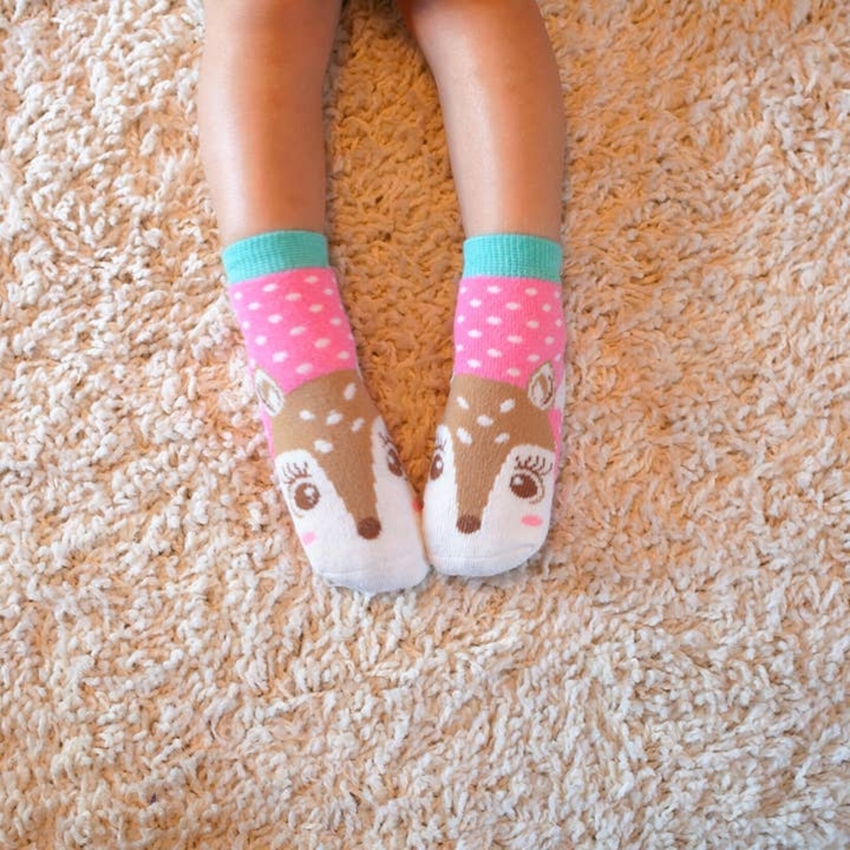 Zoocchini Zoocchini Comfort Terry Socks | Fiona the Fawn 0-24M | 3 Pairs