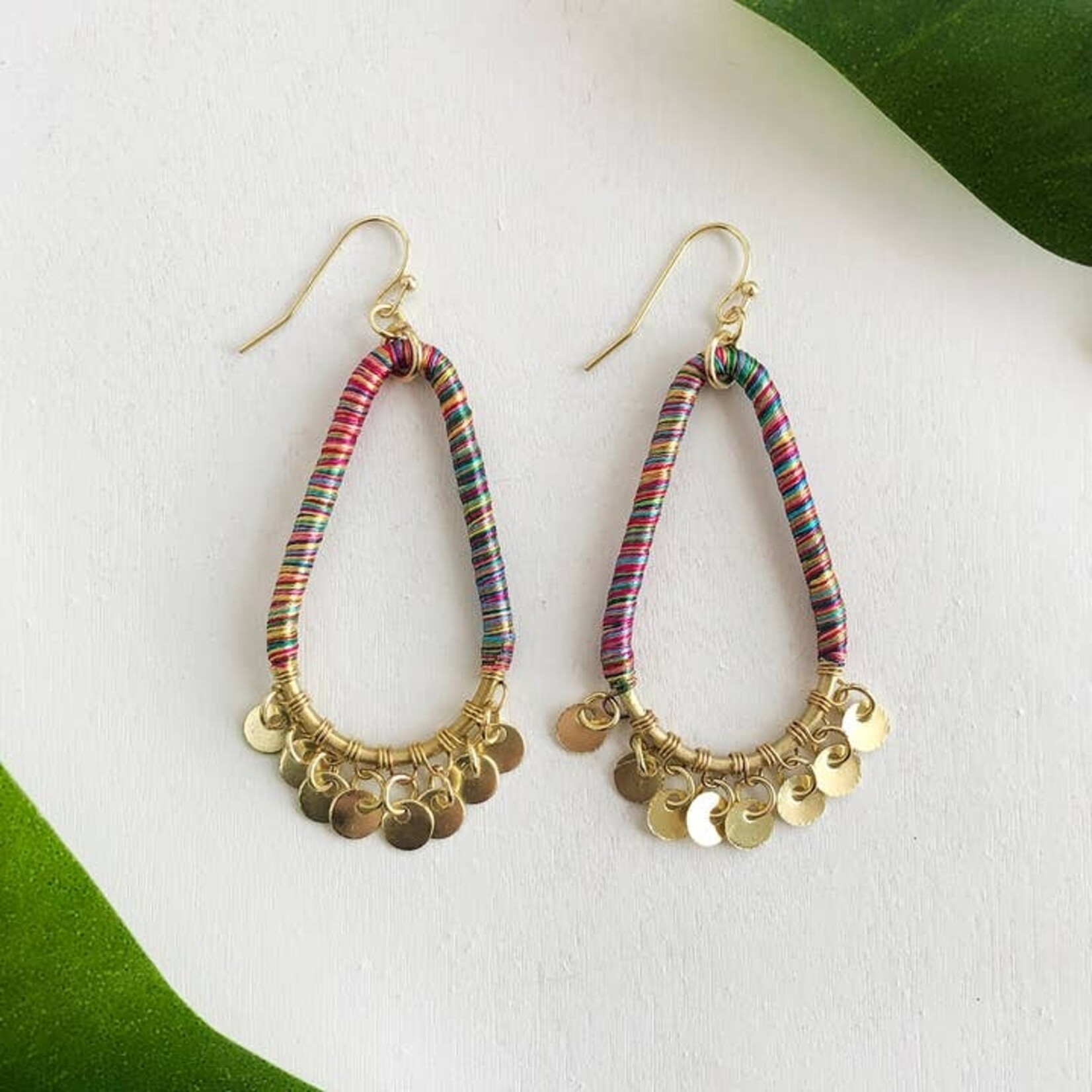 World Finds World Finds-Raja Teardrop Earrings