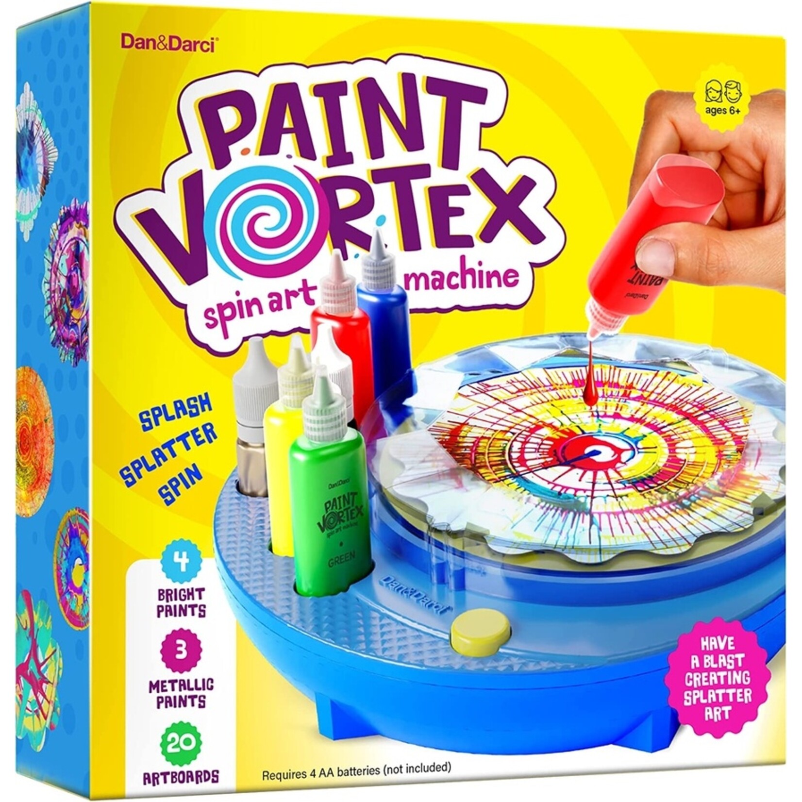 Dan & Darci Dan & Darci-Spin Art Machine Kit - Paint Spiral Station Center