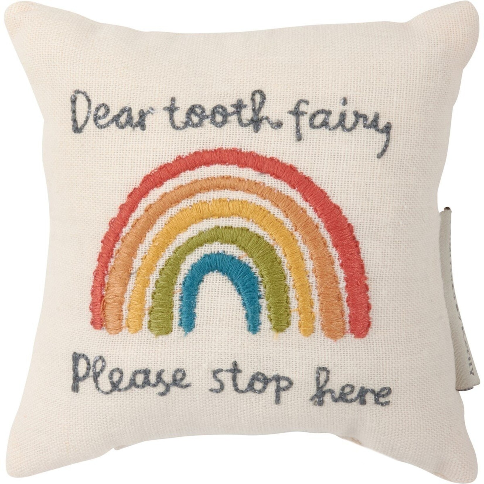 Primitives by Kathy Primitives by Kathy- Rainbow Tooth Fairy Pillow