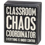 Primitives by Kathy Chaos Coordinator Box Sign