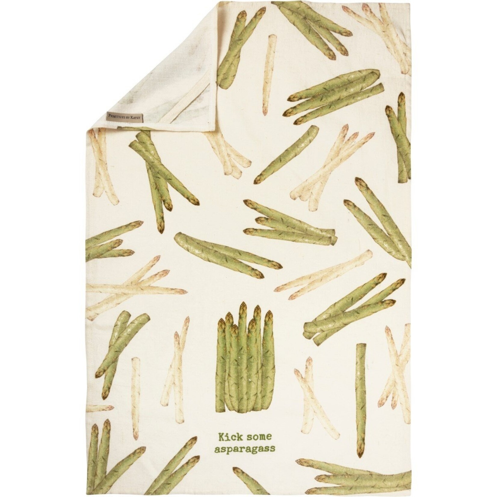 Primitives by Kathy Primitives by Kathy-Kick Some Asparagass Kitchen Towel