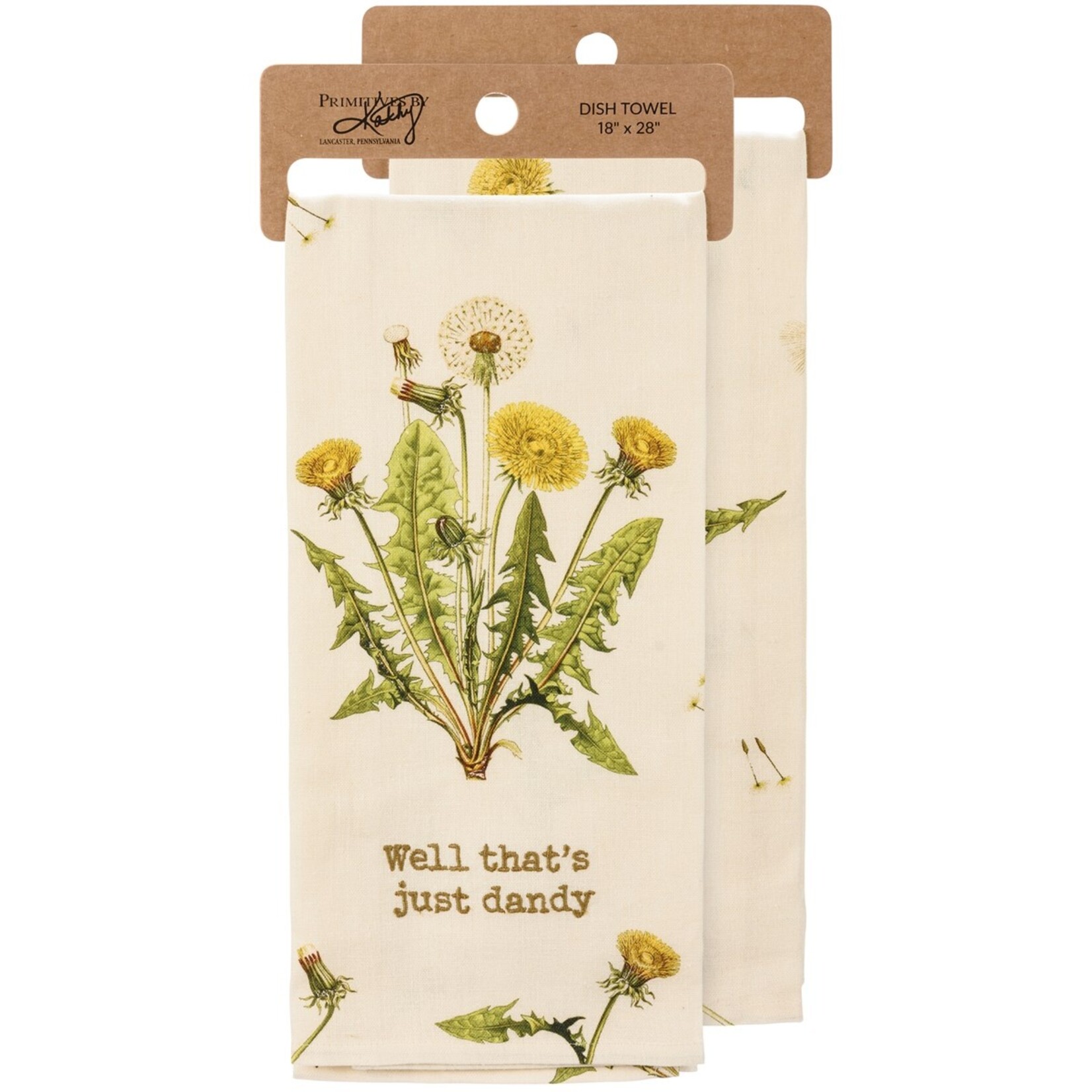 Primitives by Kathy Primitives by Kathy- Well That's Just Dandy Kitchen Towel
