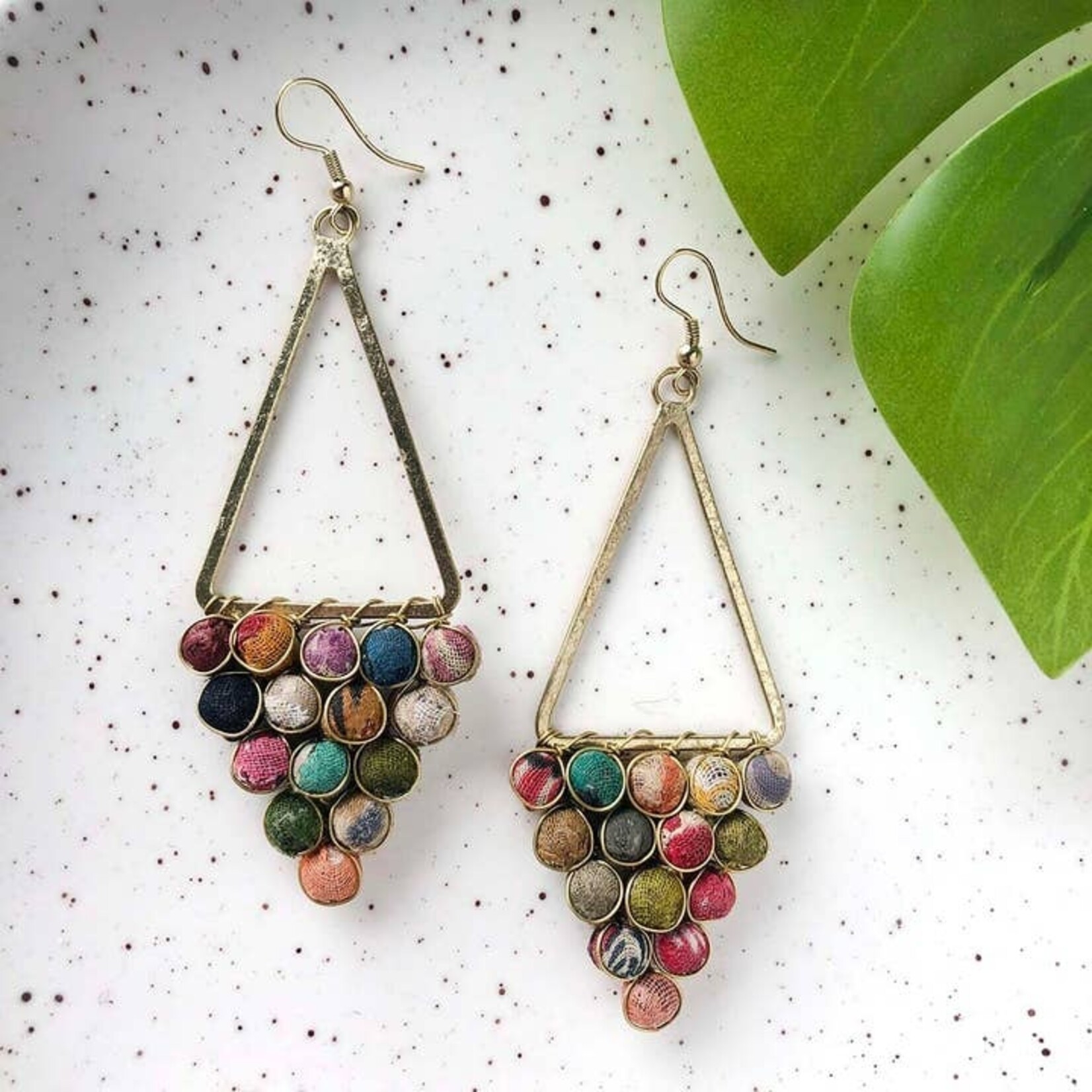 World Finds World Finds Kantha Reflective Chandeliers