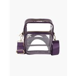Handbag Factory Corp Clear Crossbody Daypack | Purple