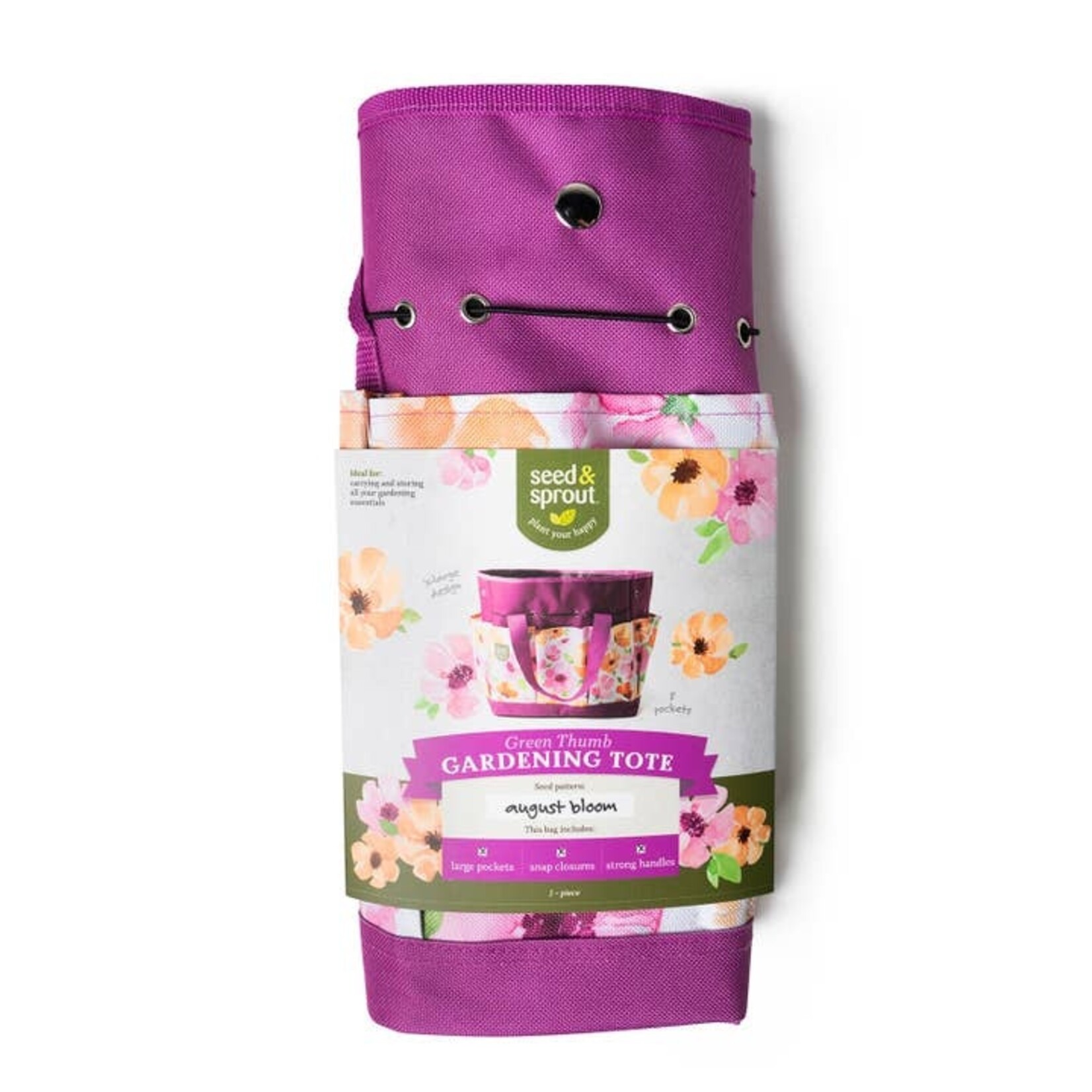 DMerch Seed & Sprout Garden Tote Bag | August Bloom