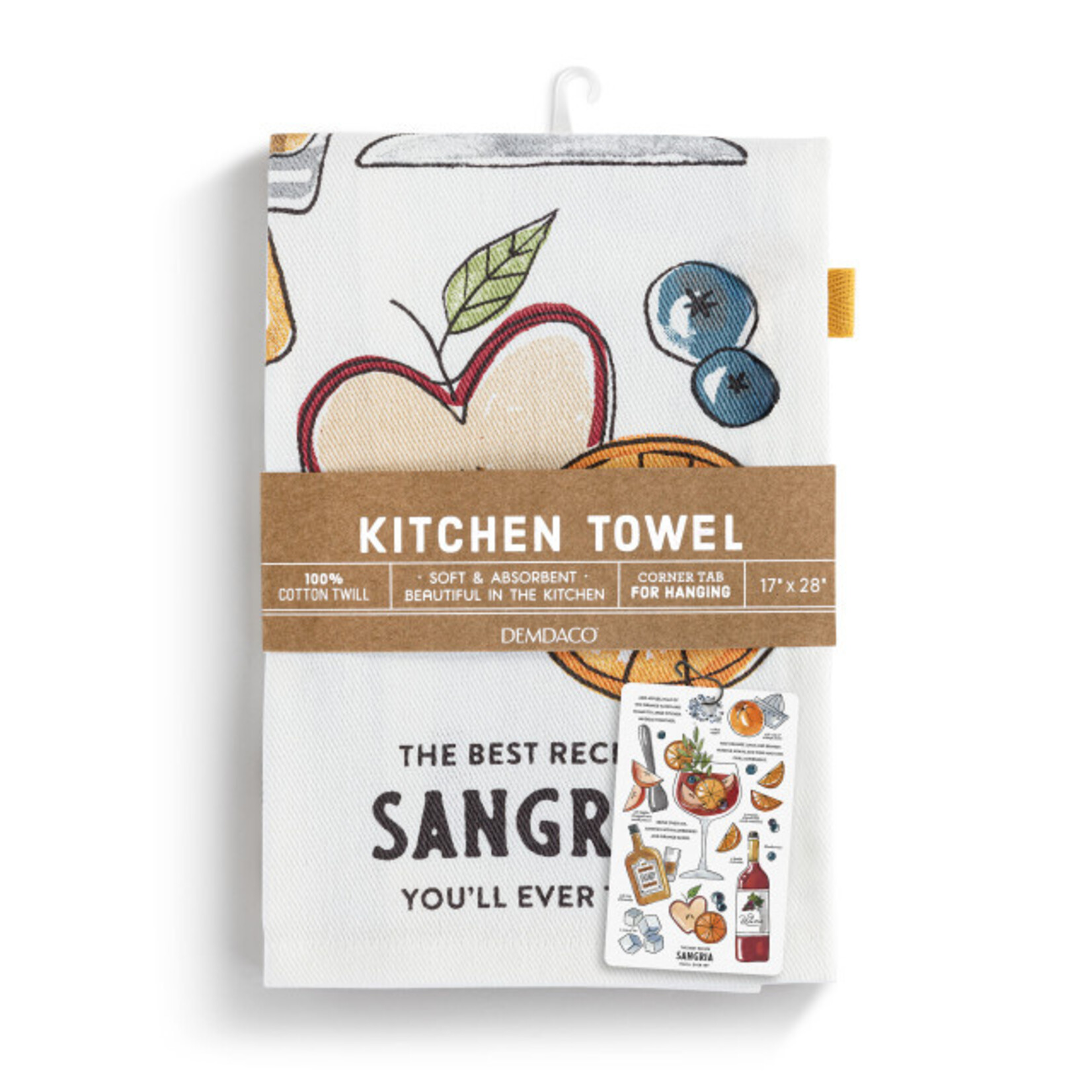 Demdaco Demdaco - Sangria Cotton Twill Kitchen Towel