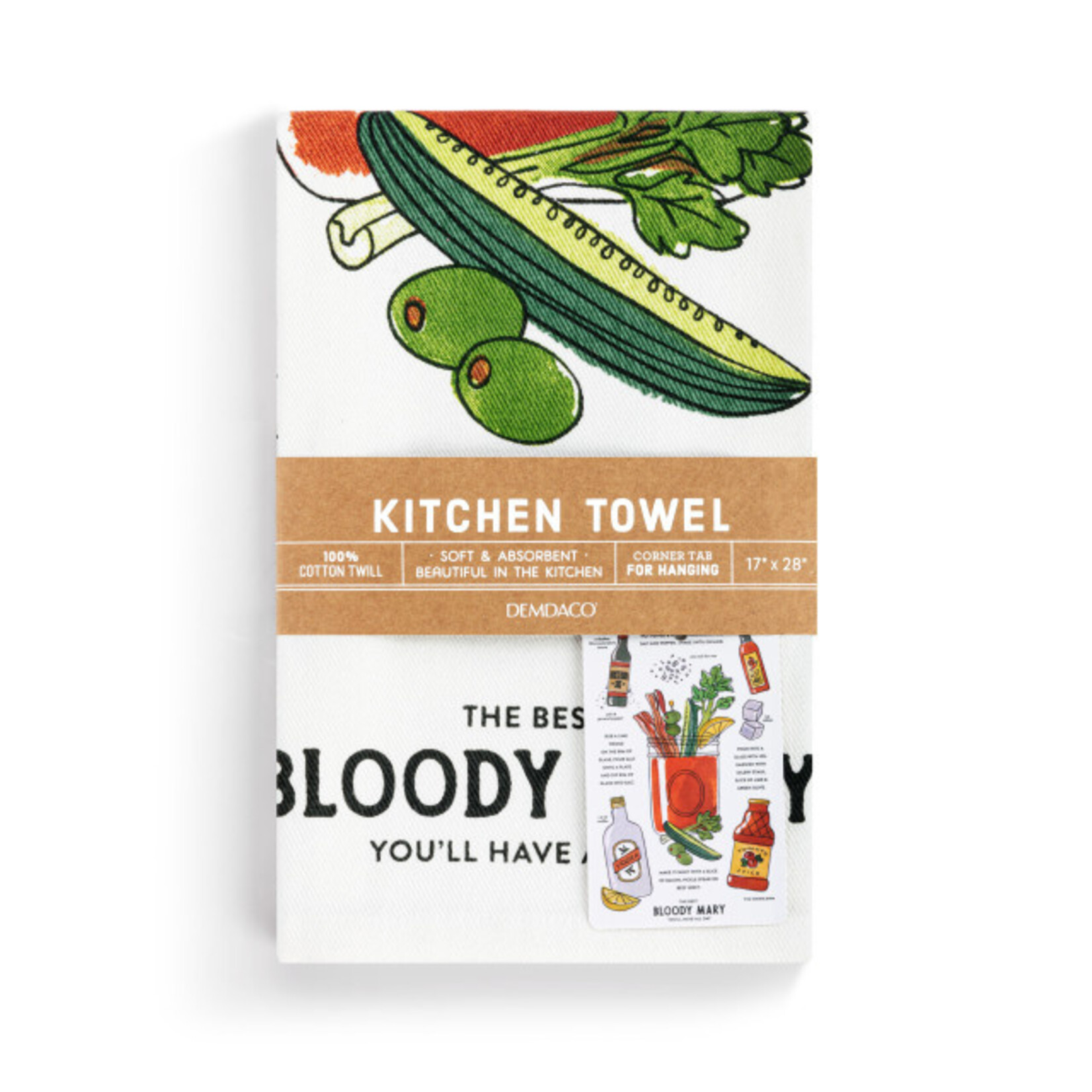 Demdaco Demdaco- Bloody Mary Kitchen Towel