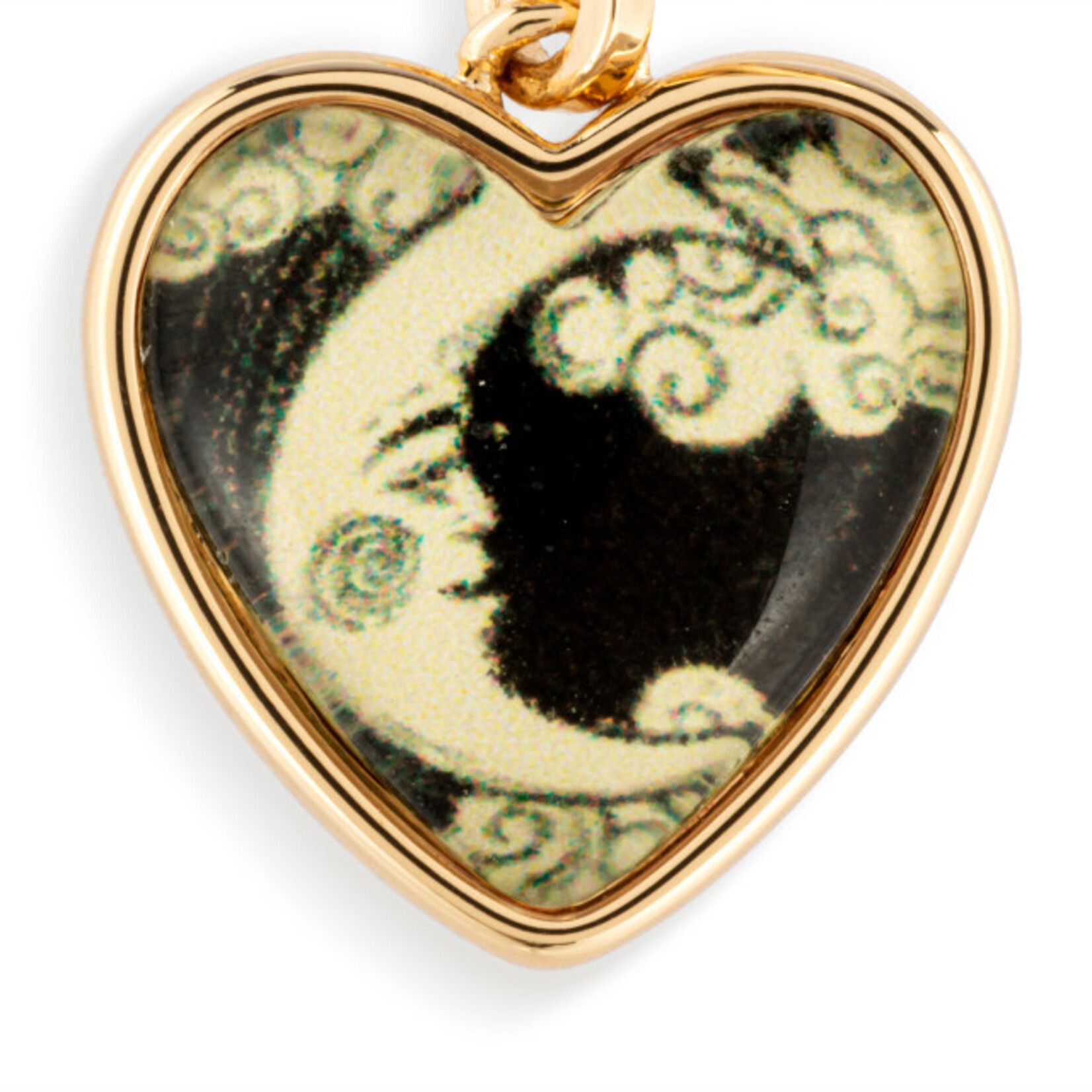 Demdaco Demdaco- Art Heart Earrings - Moon and Back