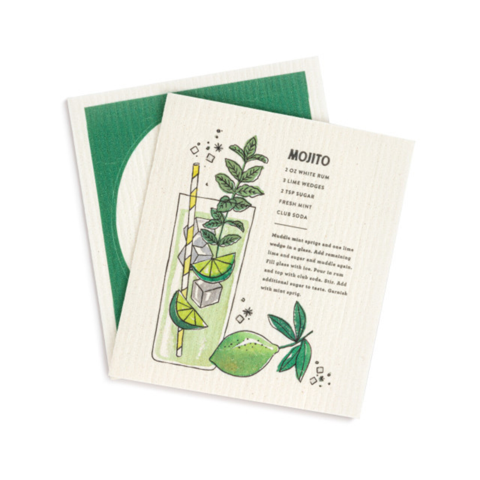 Demdaco Demdaco- BioDishCloths Set of 2 - Mojito