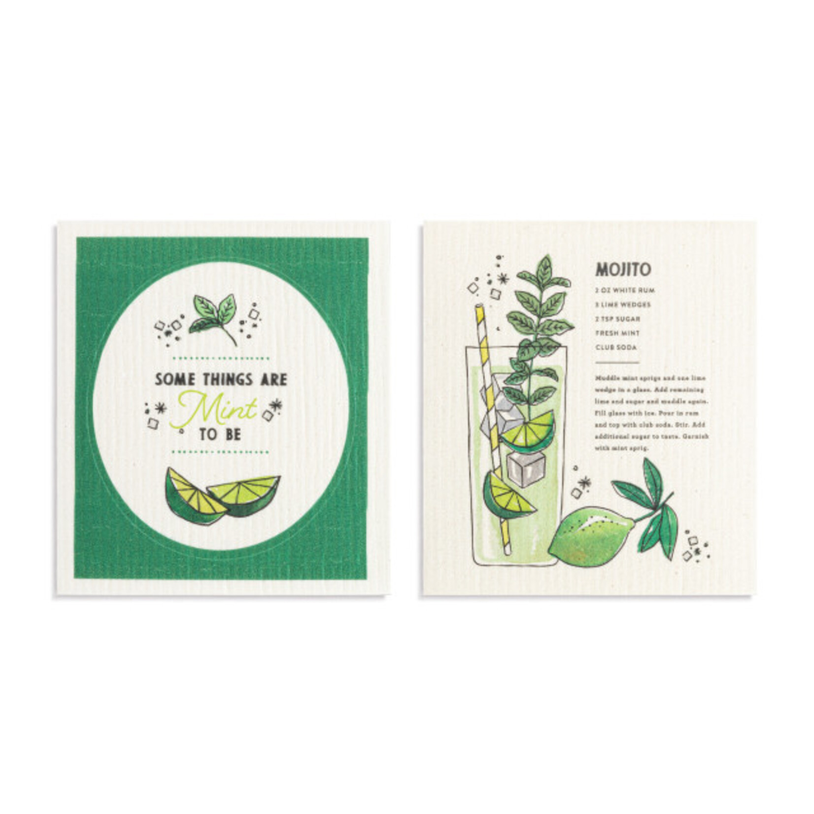 Demdaco Demdaco- BioDishCloths Set of 2 - Mojito