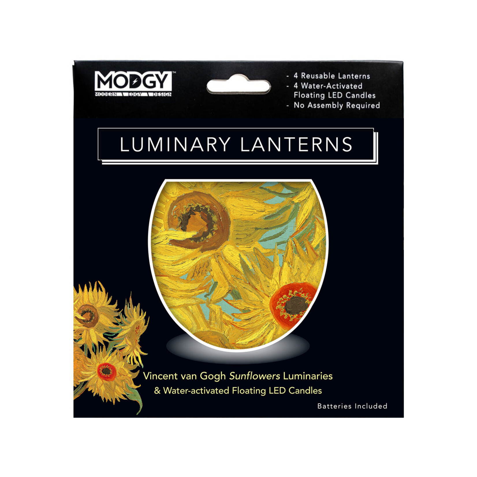Modgy Modgy- Van Gogh Sunflowers Lantern