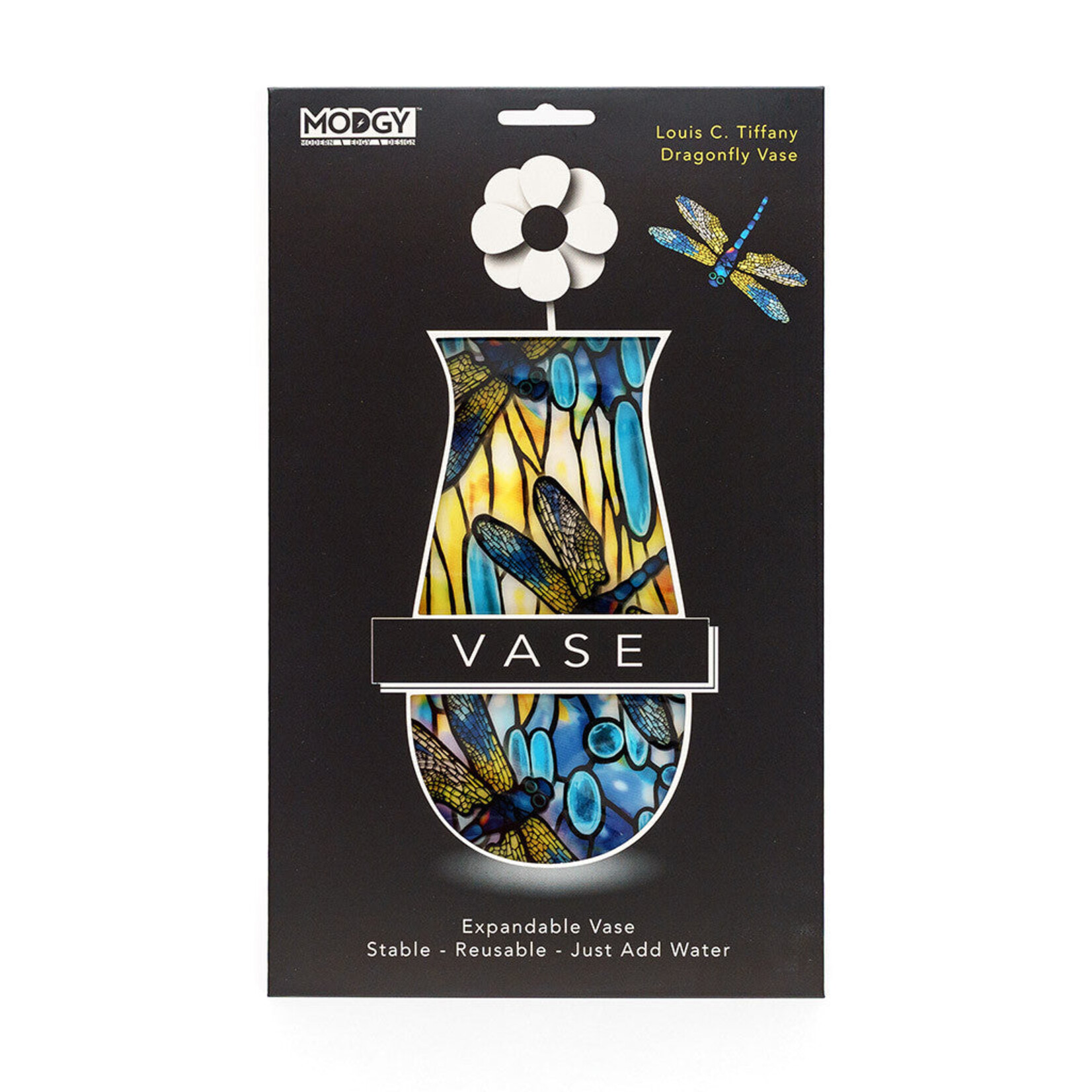 Modgy Modgy Vase-Louis C. Tiffany Dragonfly
