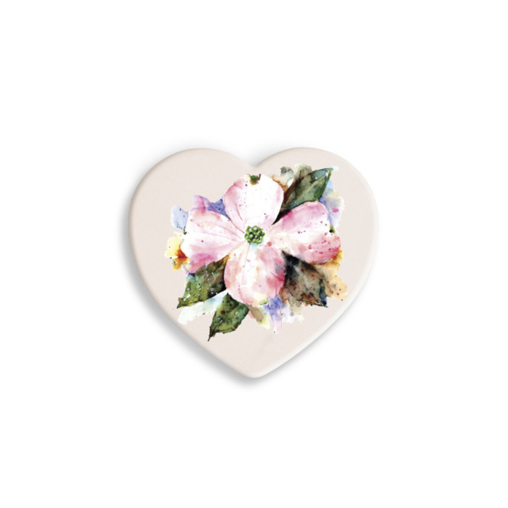 Demdaco Demdaco American Dogwood Heart Coasters