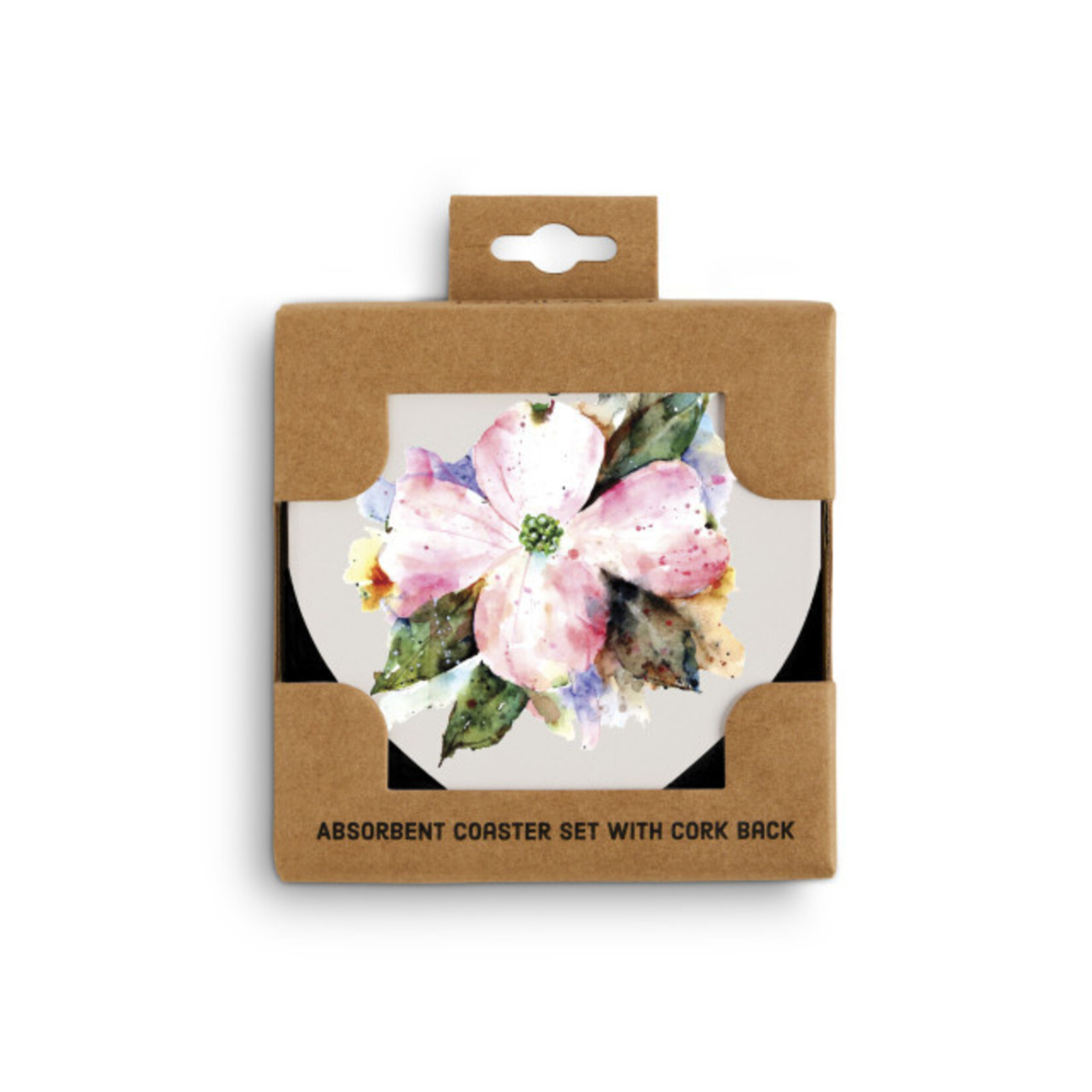 Demdaco Demdaco American Dogwood Heart Coasters