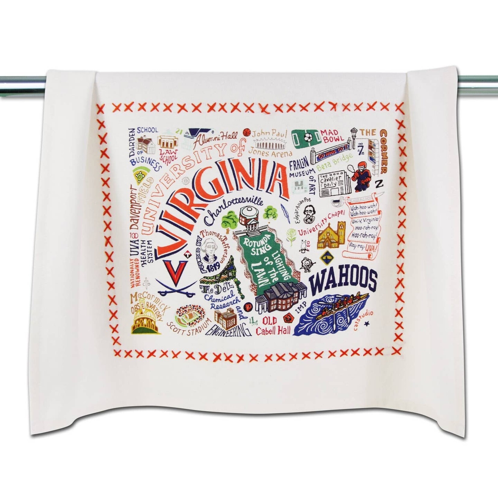 Cat Studio Cat Studio-University of Virginia Dishtowel