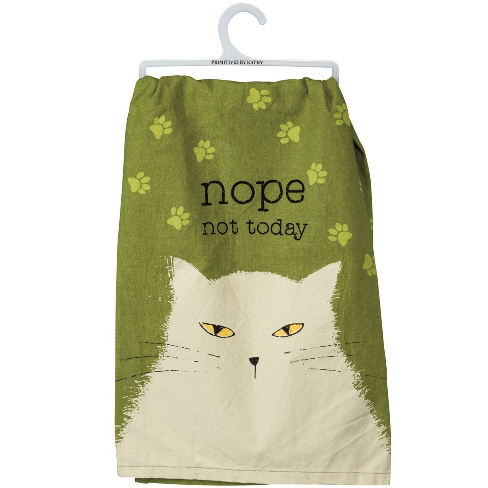 Primitives by Kathy Primitives by Kathy- Nope Not Today Kitchen Towel