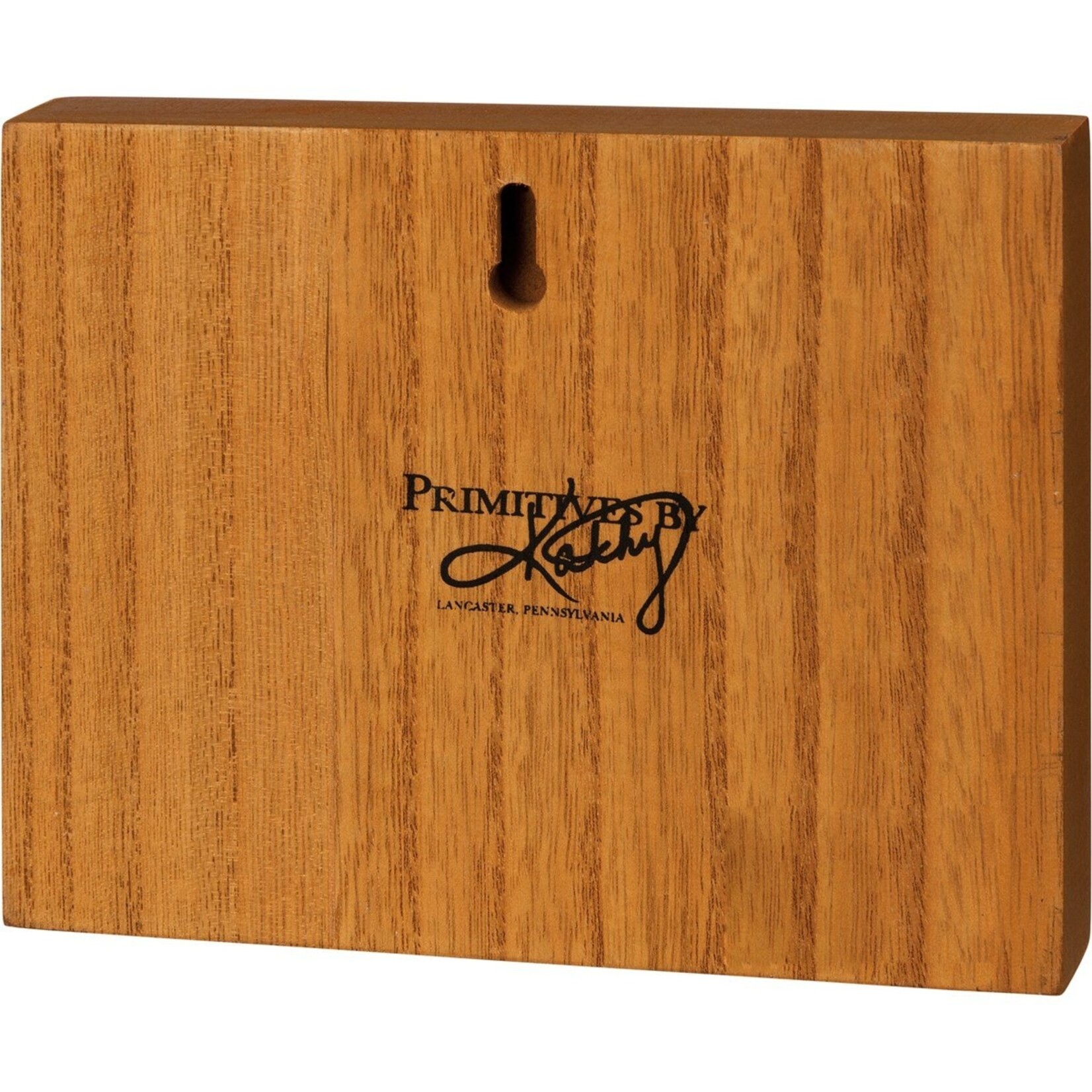 Primitives by Kathy Primitives by Kathy-Think Happy Thoughts Block Sign