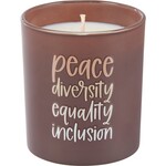 Primitives by Kathy Kindness Peace Diversity Candle