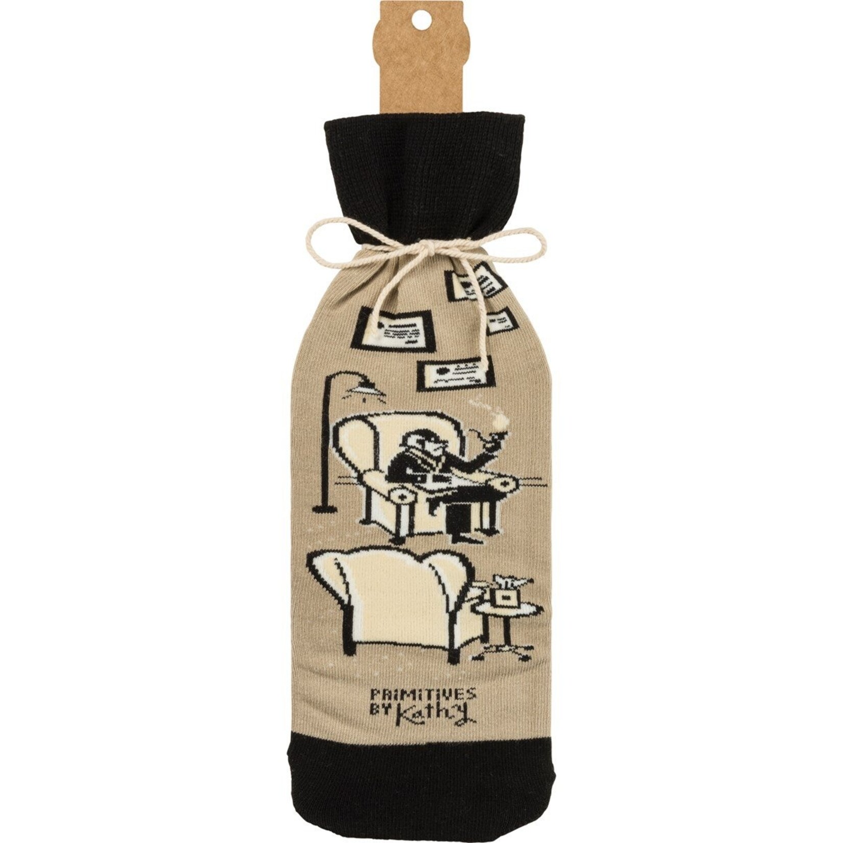 Primitives by Kathy Primitives by Kathy-Cheaper Than Therapy Bottle Sock