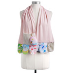 Demdaco Mommy & Me Activity Scarf - Pink Swan