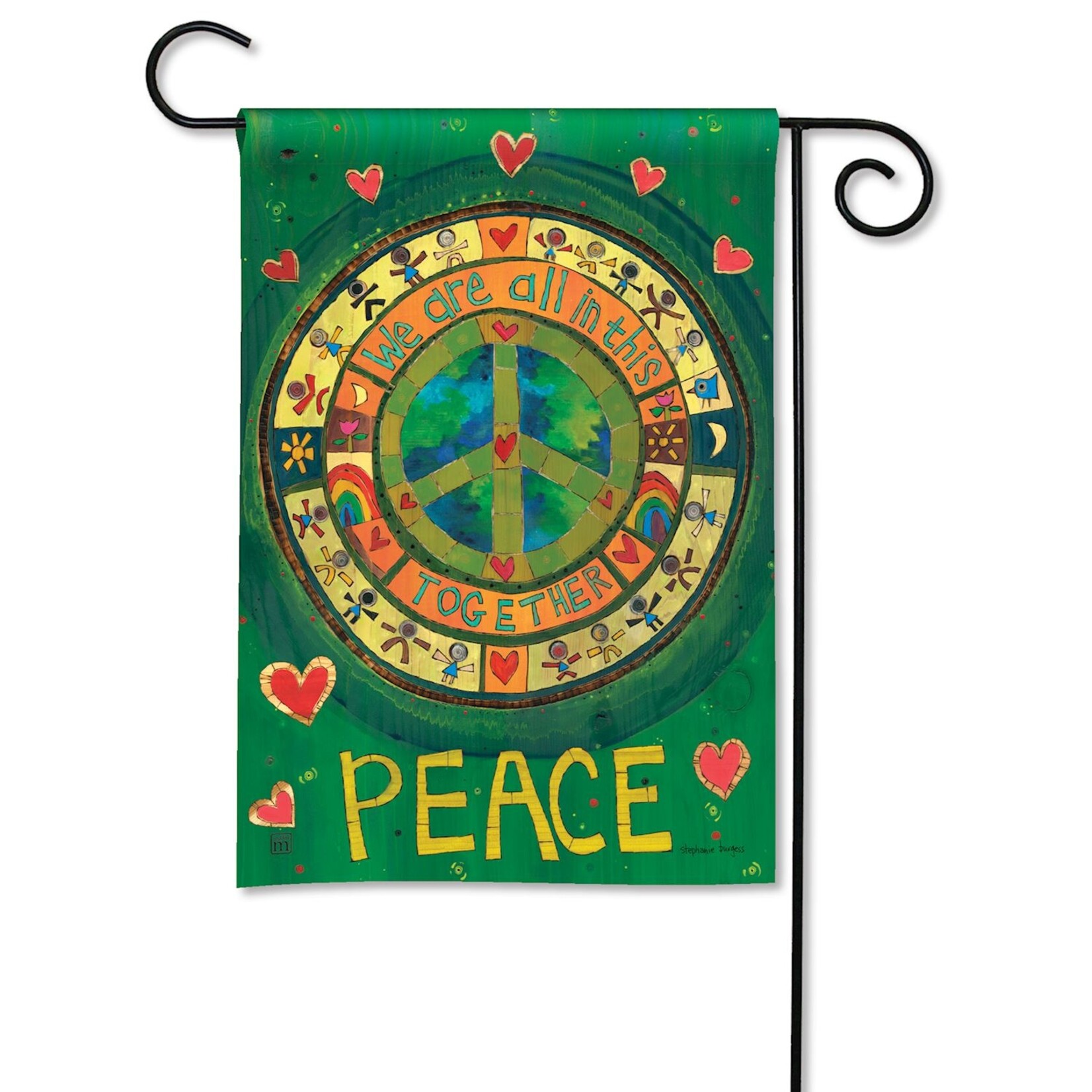 Demdaco Demdaco-All In This Together Garden Flag