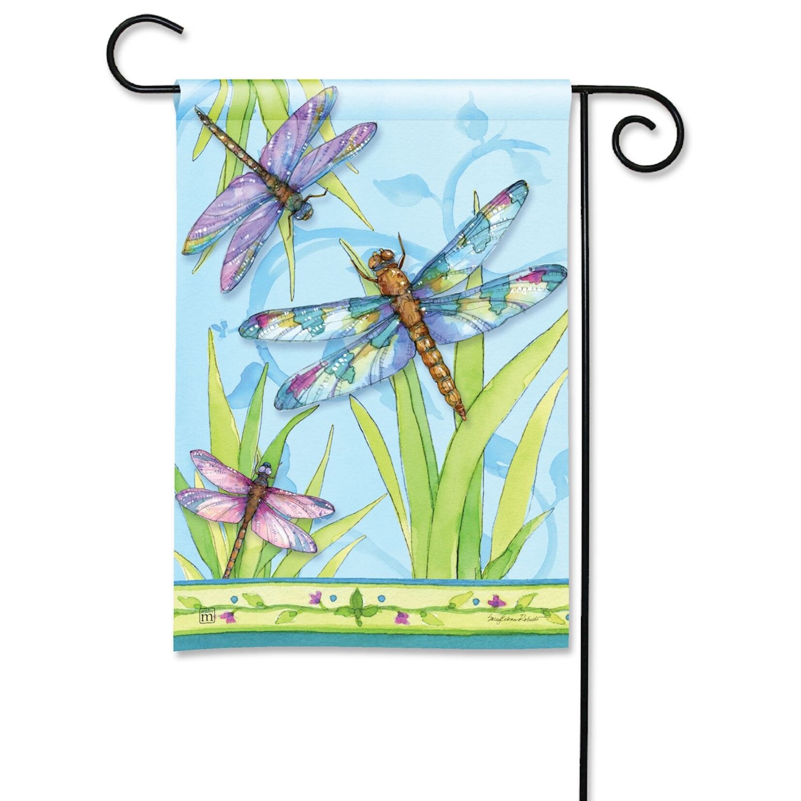 Demdaco Demdaco-Dragonfly Days Garden Flag