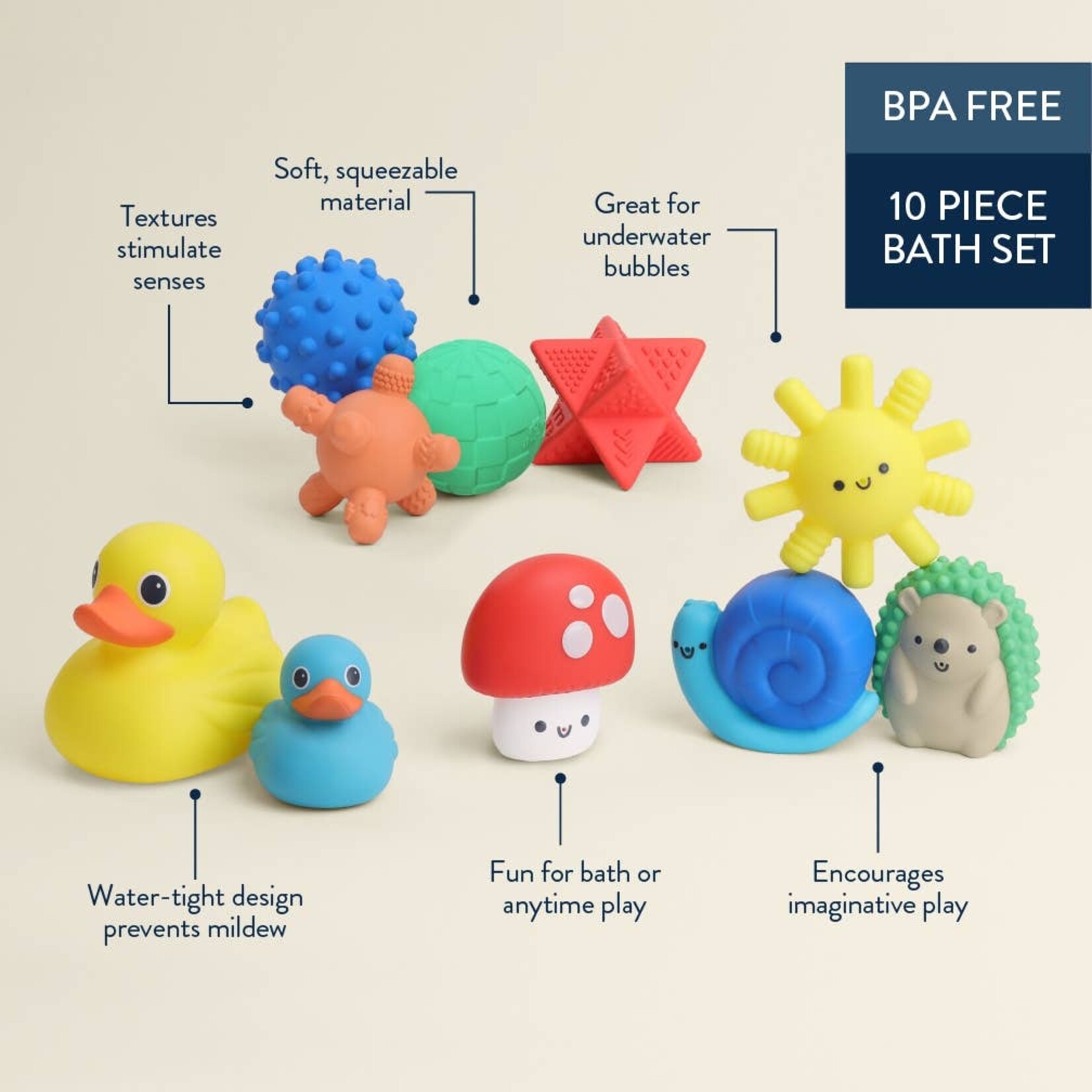 Itzy Ritzy Itzy Ritzy Bath Toys Set