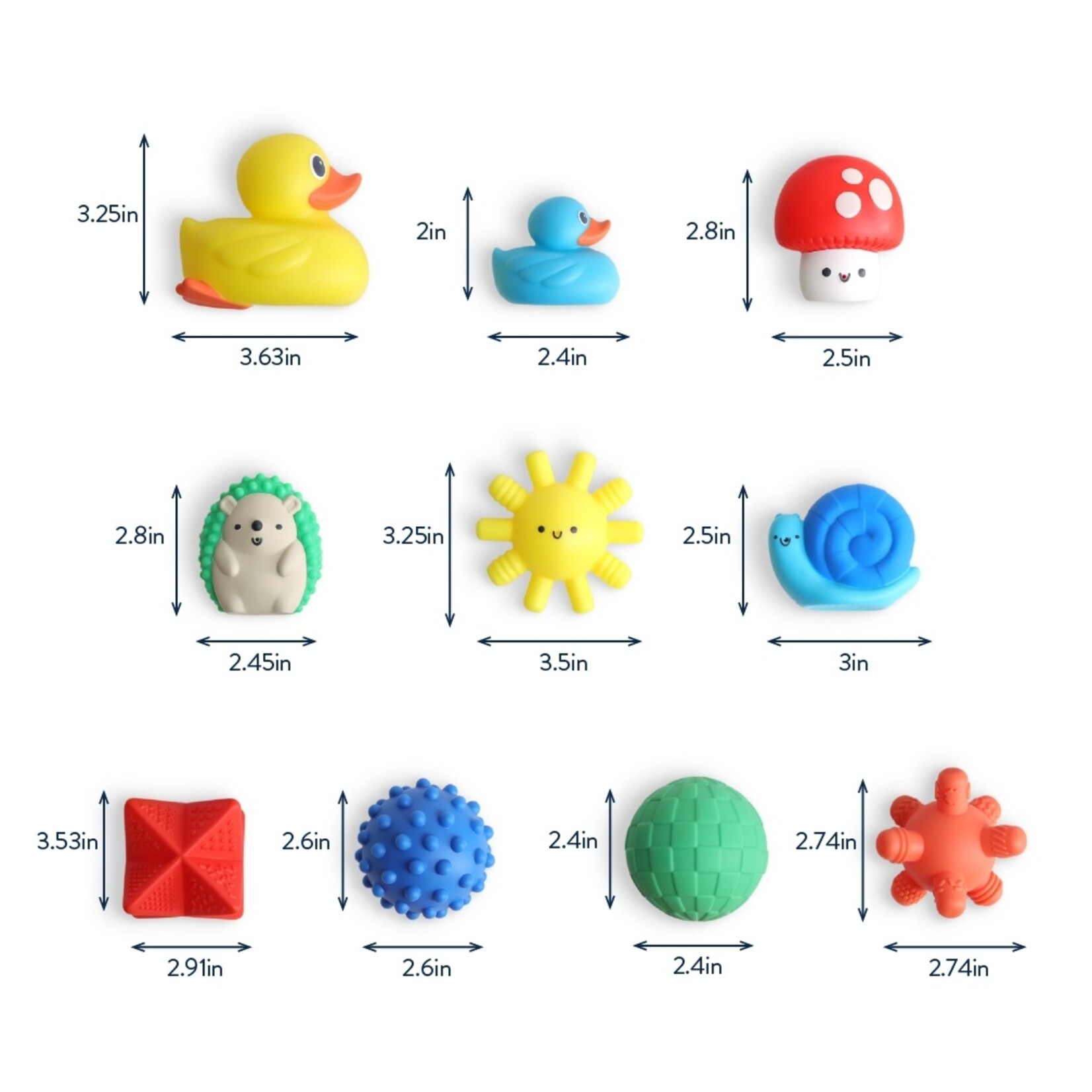 Itzy Ritzy Itzy Ritzy Bath Toys Set