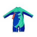 Zoocchini Baby Rashguard One Piece Swimsuit - Devin the Dino