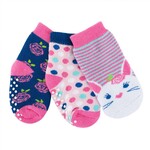 Zoocchini 3pair Comfort Terry Socks Bella the Bunny 0-24M