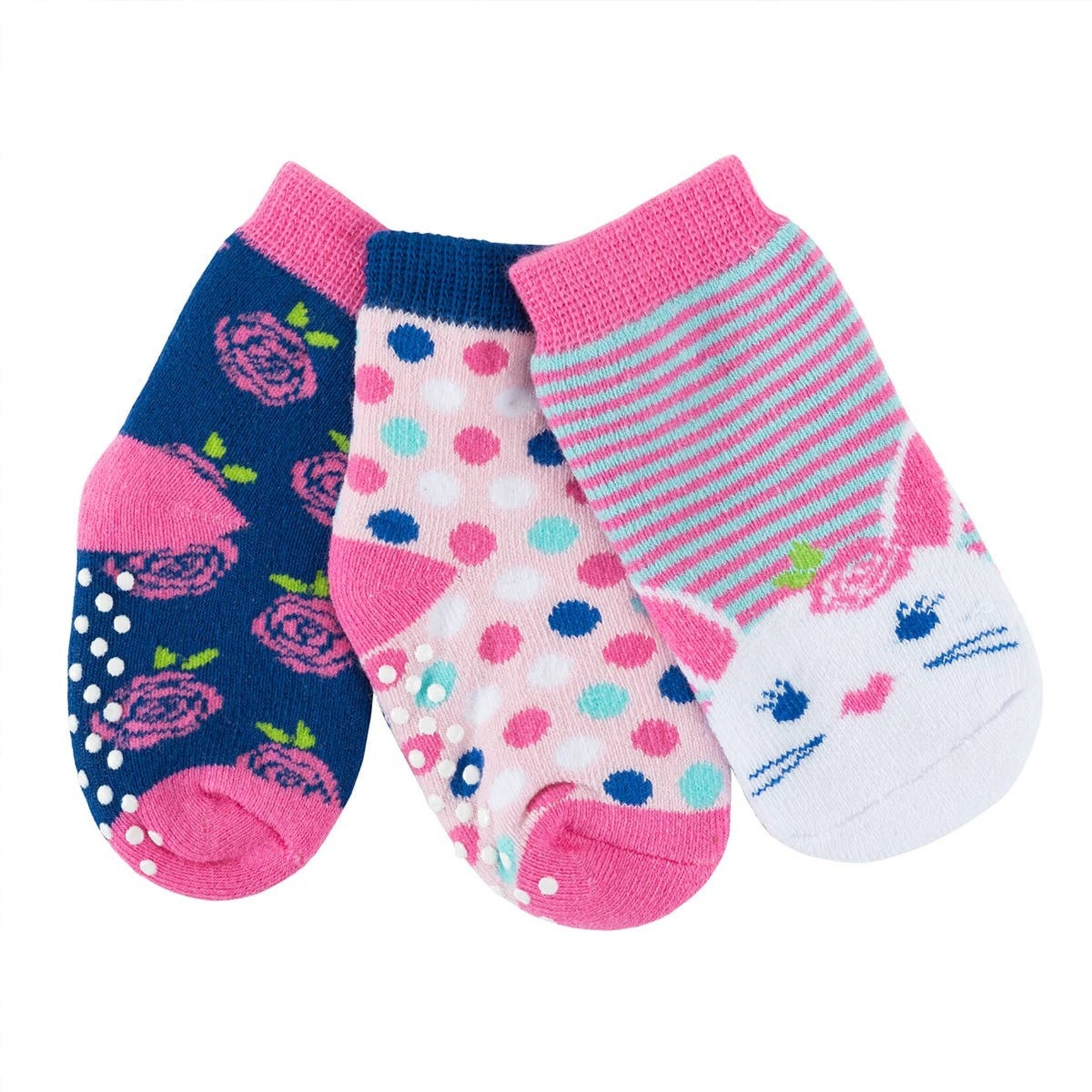 Zoocchini Zoocchini-3pair Comfort Terry Socks Bella the Bunny 0-24M