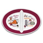Mag Lane Virginia Tech  2 Section Platter