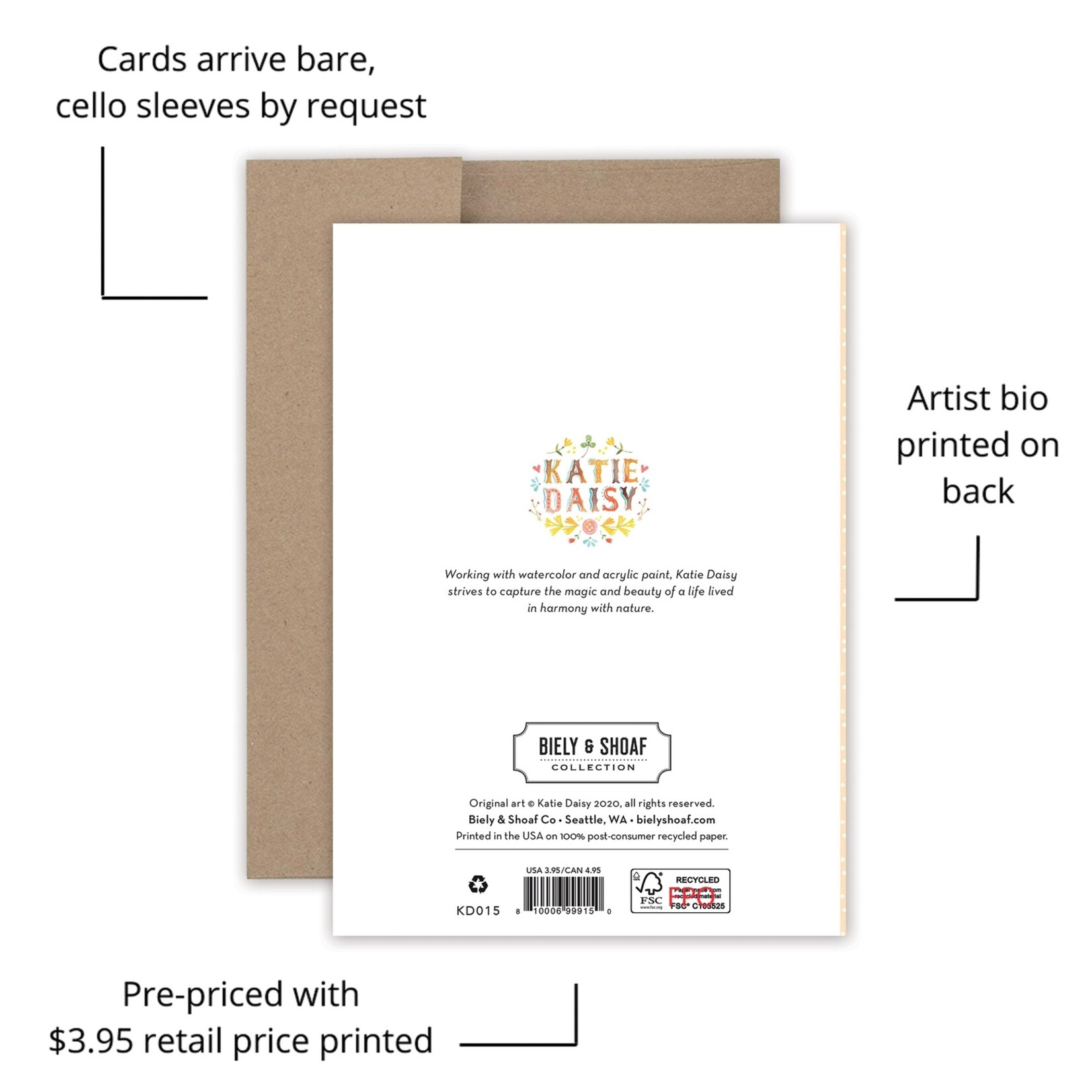 Biely & Shoaf Biely & Shoaf Wildflower Birthday Card