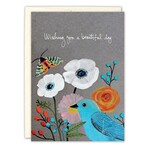 Biely & Shoaf Blue Bird Birthday Card