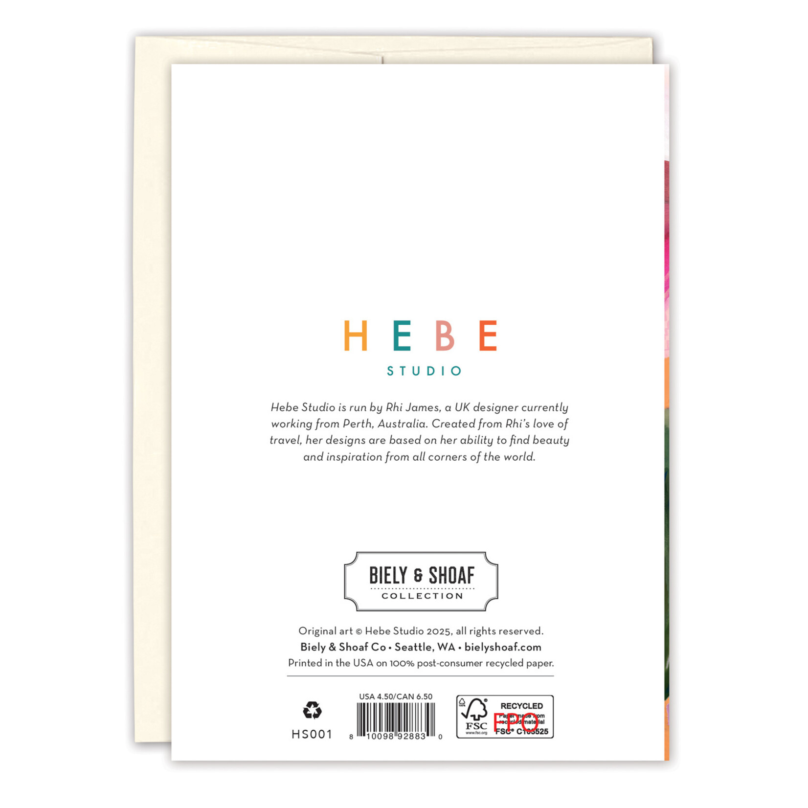Biely & Shoaf Biely & Shoaf Rainbow Mountain Birthday Card